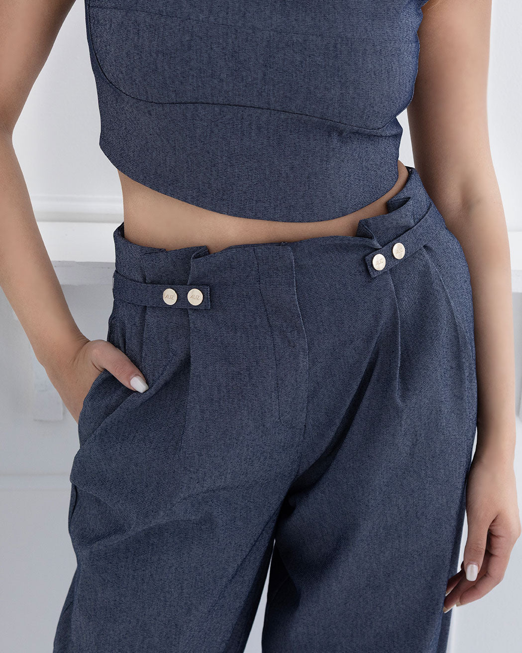 Mer | Indigo Gold-Detail Set