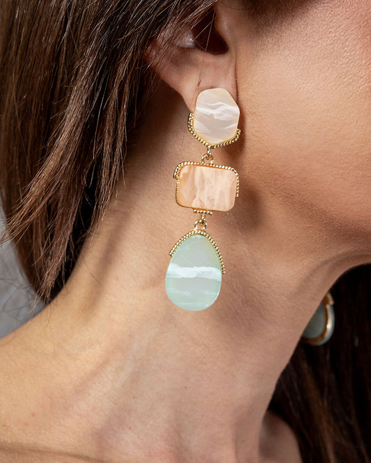 Marble | Geometry Earrings