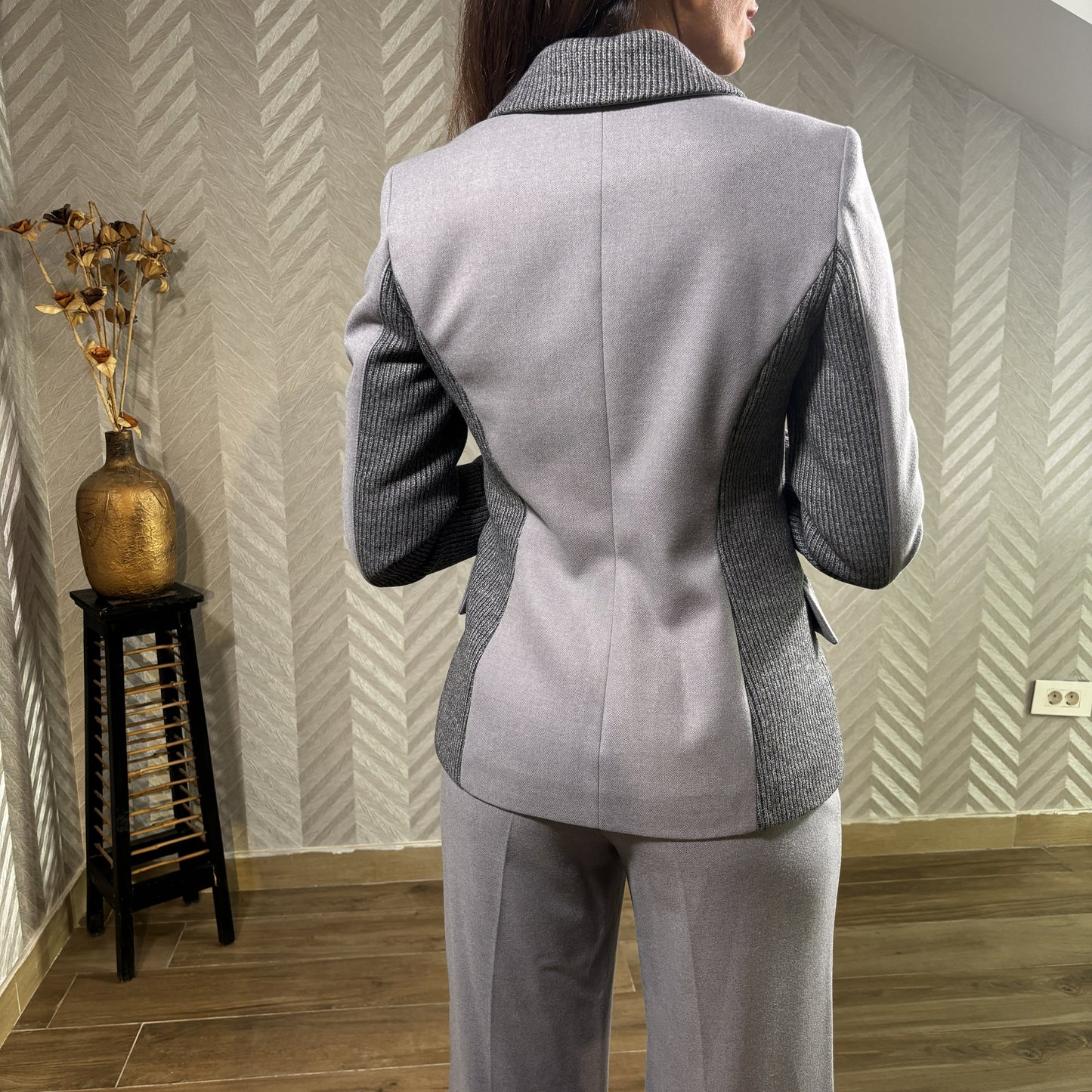 Velmara | Light Grey Cashmere-Wool Suit