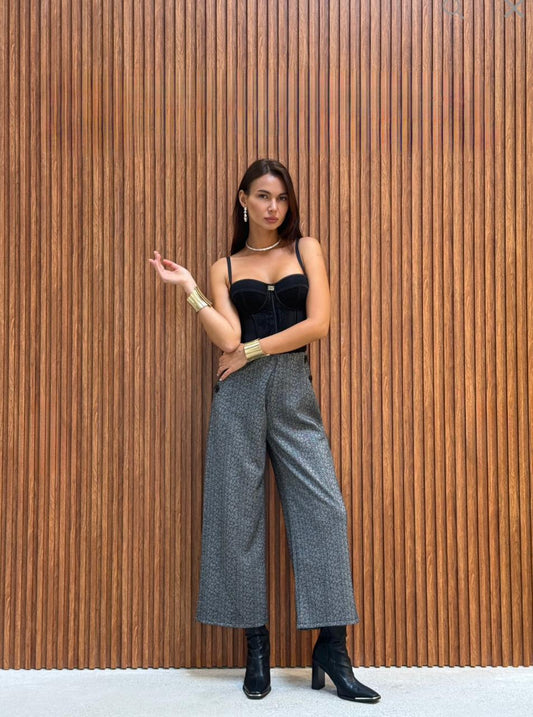 Serena | Black Corset Top