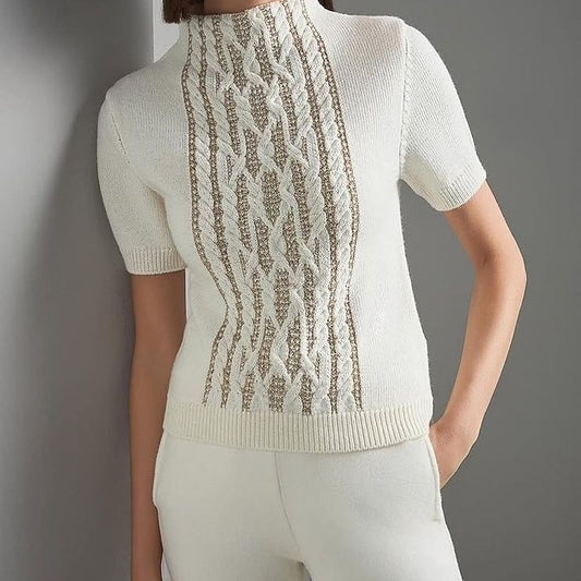 Liora | Knit Accent Sweater