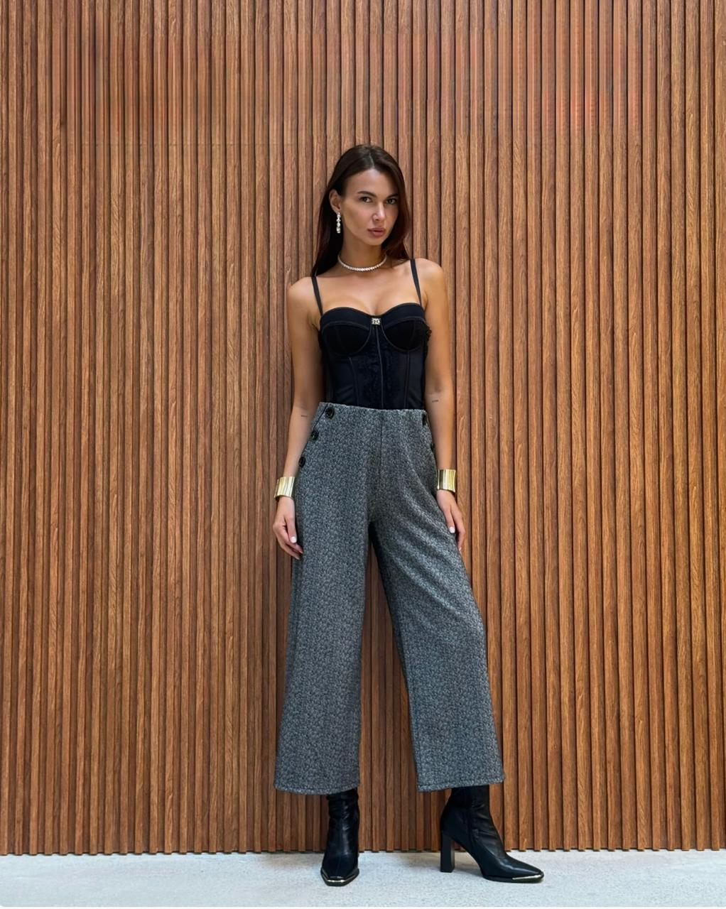 Serena | Black Corset Top